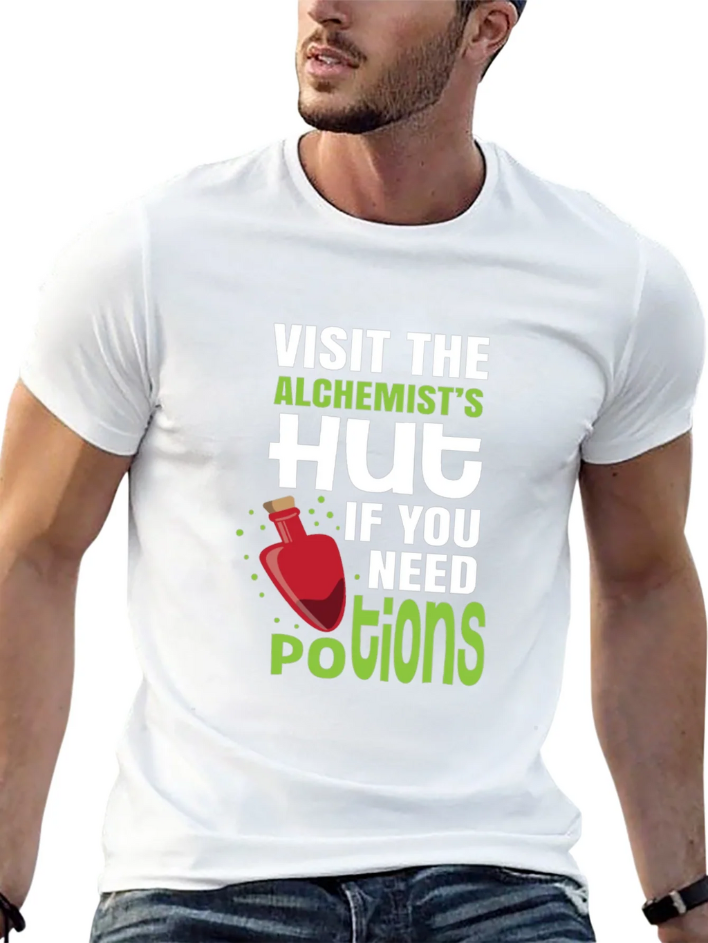 Alchemist Hut Potion T-Shirt product image 4