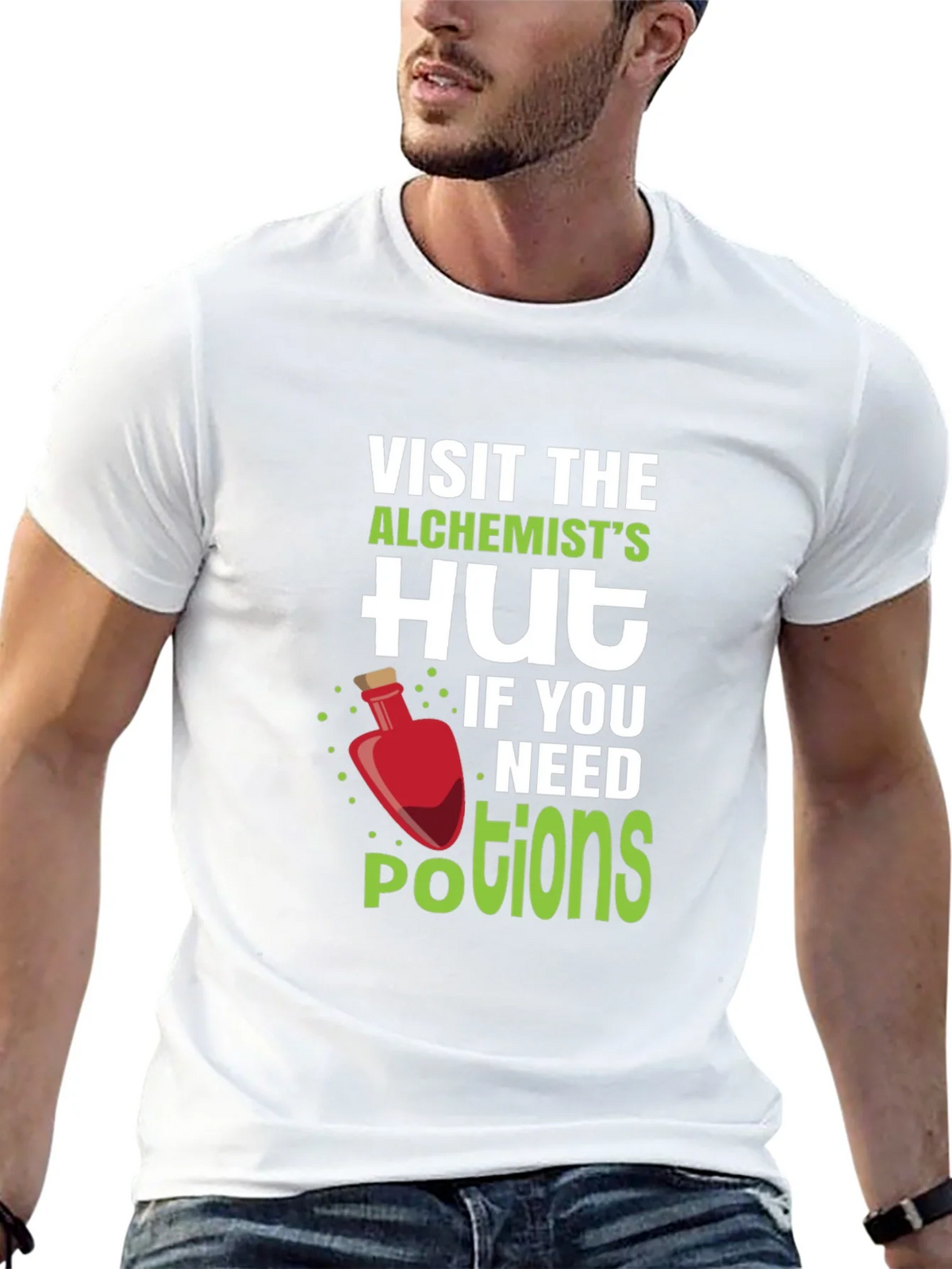Alchemist Hut Potion T-Shirt product image 4