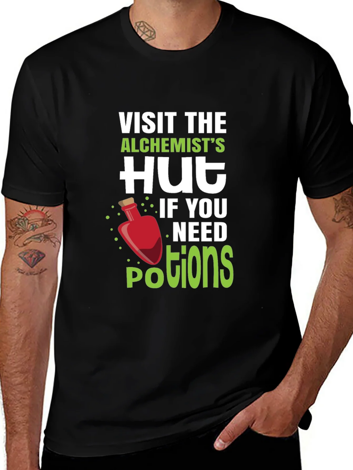 Alchemist Hut Potion T-Shirt product image 1