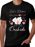 Just a Woman Who Loves Orchids T-Shirt product image 1