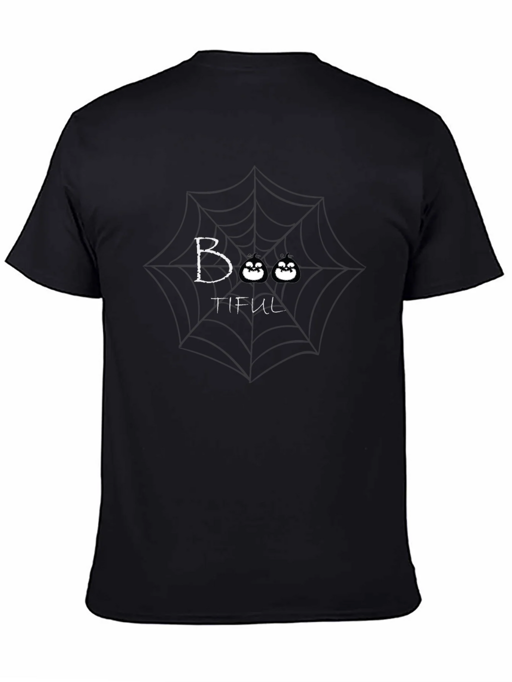 Boo-tiful Halloween T-Shirt with Spider Web Design product image 7