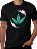 Botanical Print Tee - Casual Comfort product image 1
