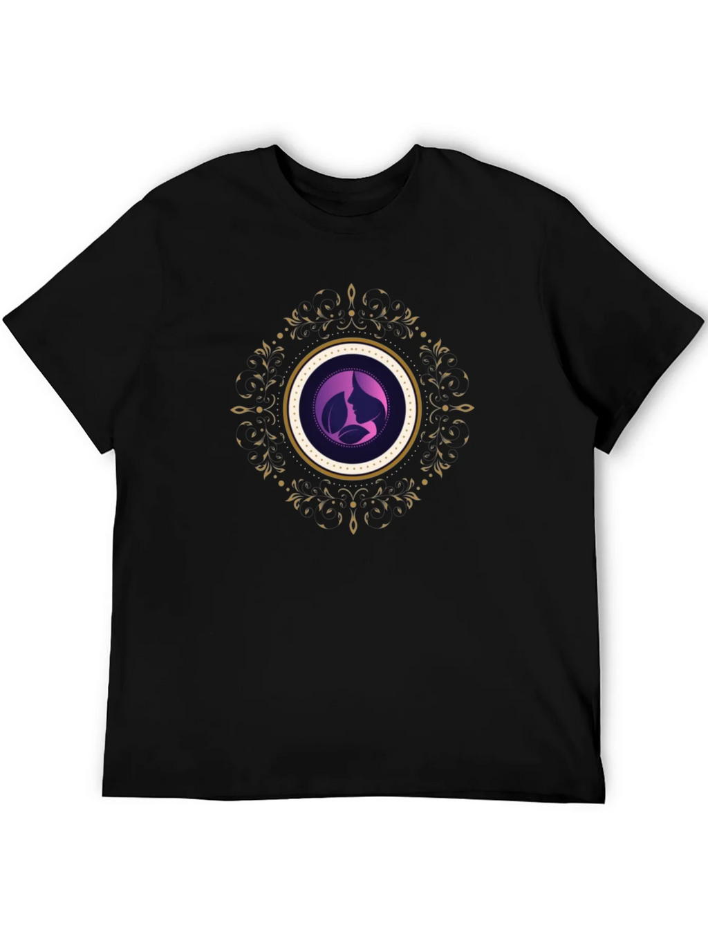 Elegant Silhouette Graphic Tee - Black product image 8
