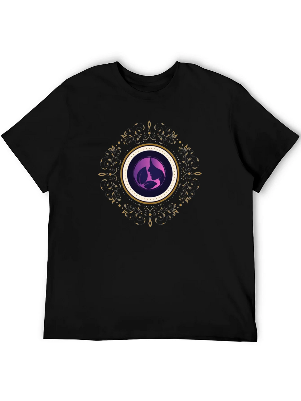 Elegant Silhouette Graphic Tee - Black product image 8