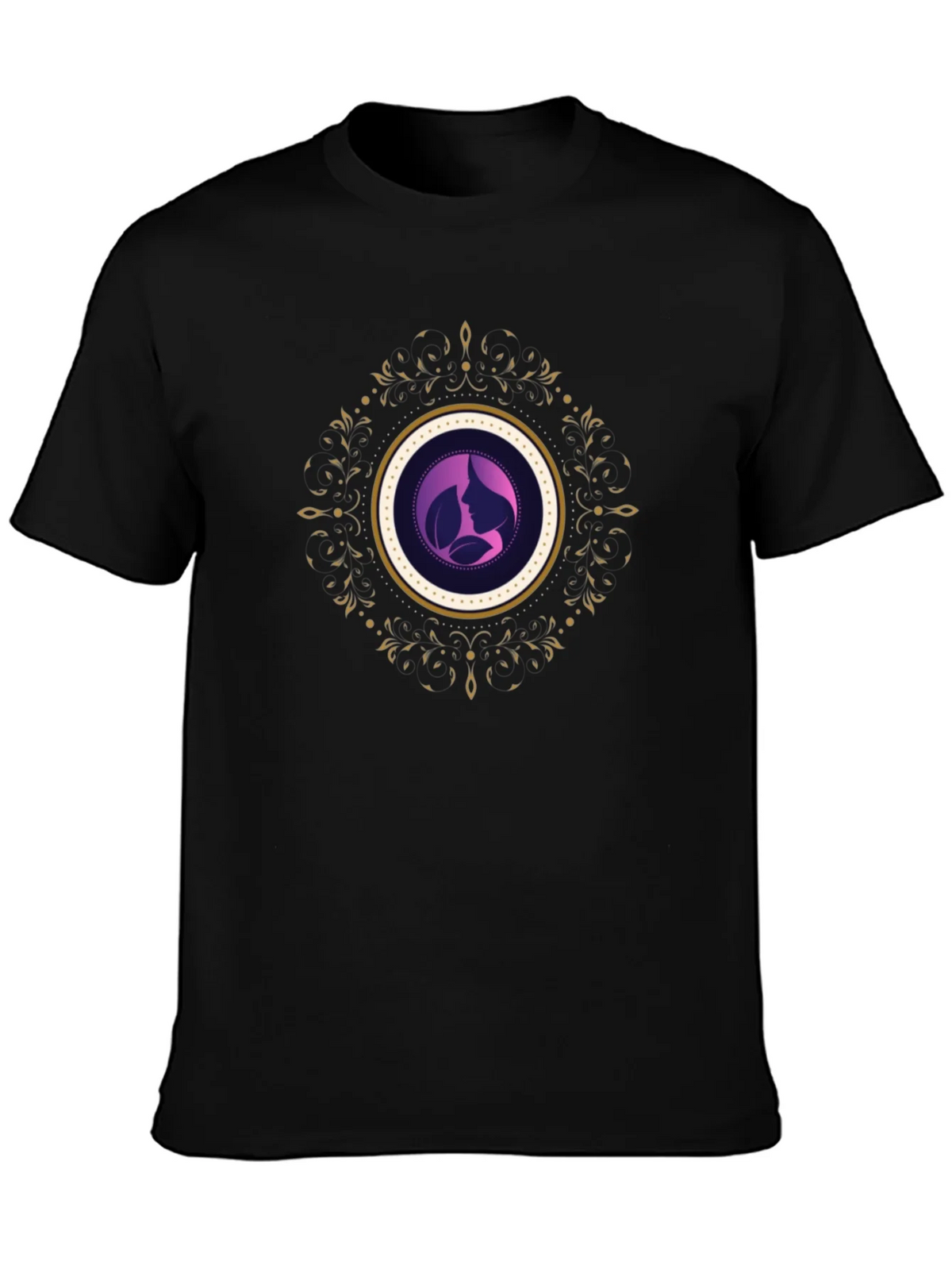 Elegant Silhouette Graphic Tee - Black product image 6