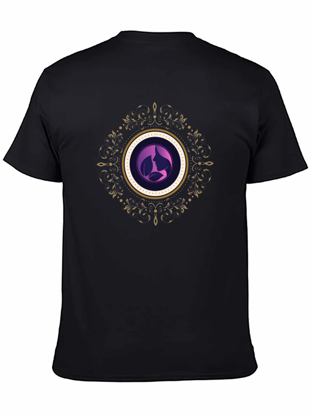Elegant Silhouette Graphic Tee - Black product image 7