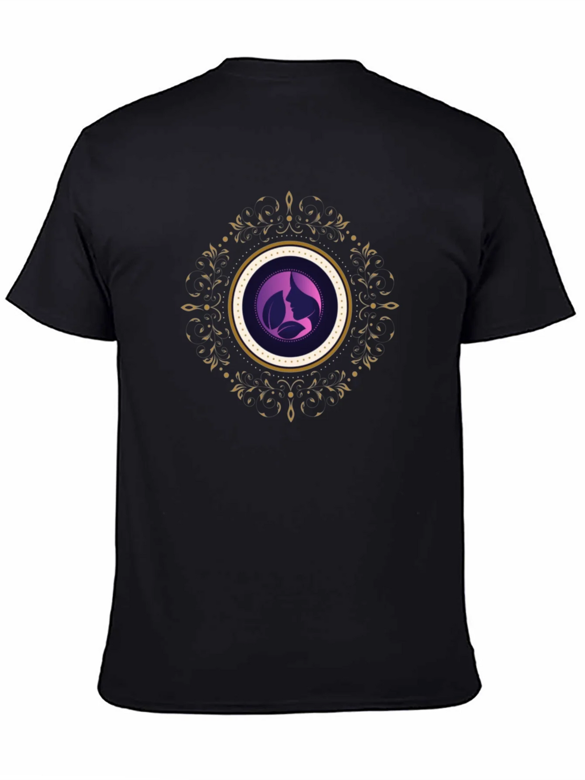 Elegant Silhouette Graphic Tee - Black product image 7