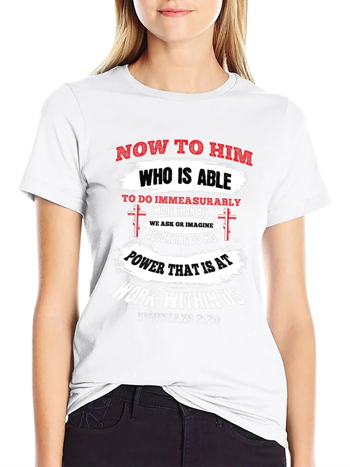 Ephesians 3:20 Christian T-Shirt product image 11