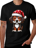 Festive Dog Graphic Tee