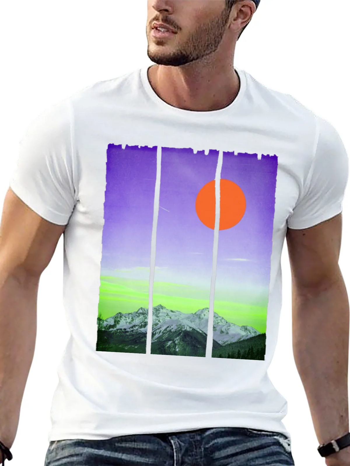 Mountain & Sun Graphic Tee product image 4