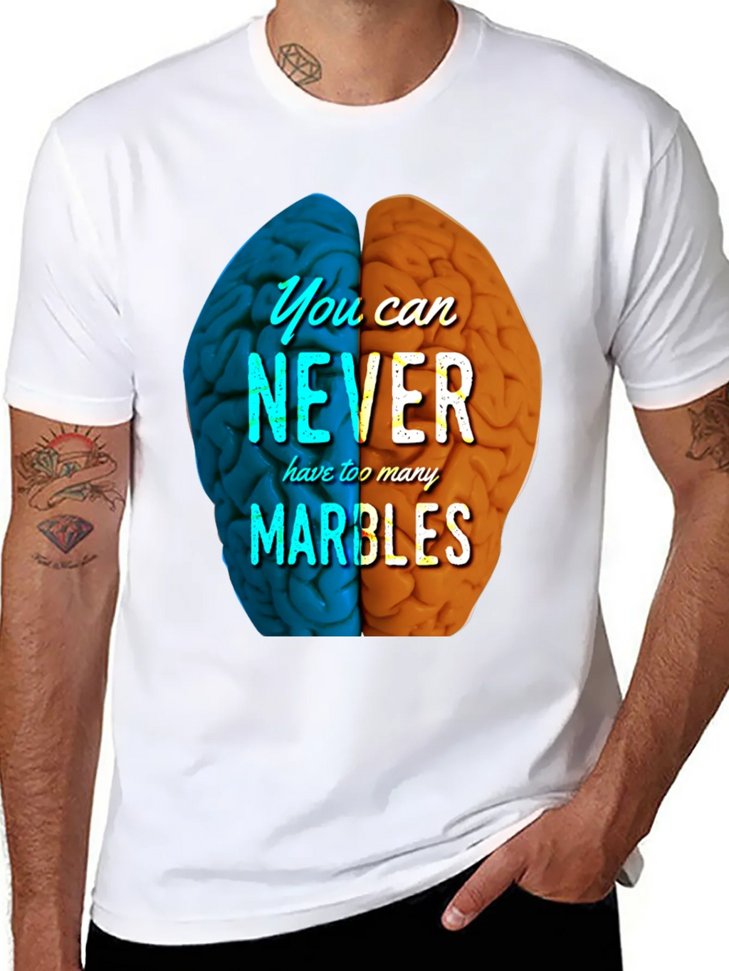 Brain Marbles Graphic Tee - You Can Never Have Too Many product image 10