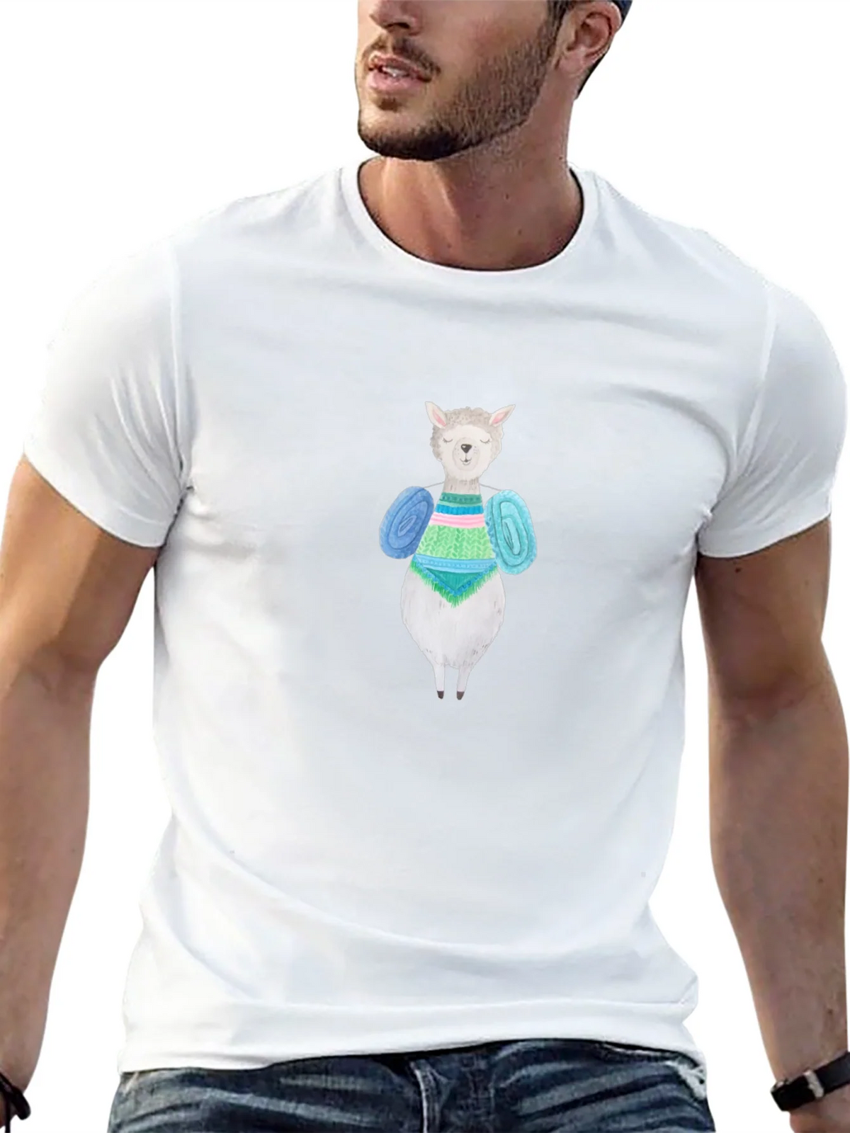 Knitting Alpaca T-Shirt - Unique Design product image 4