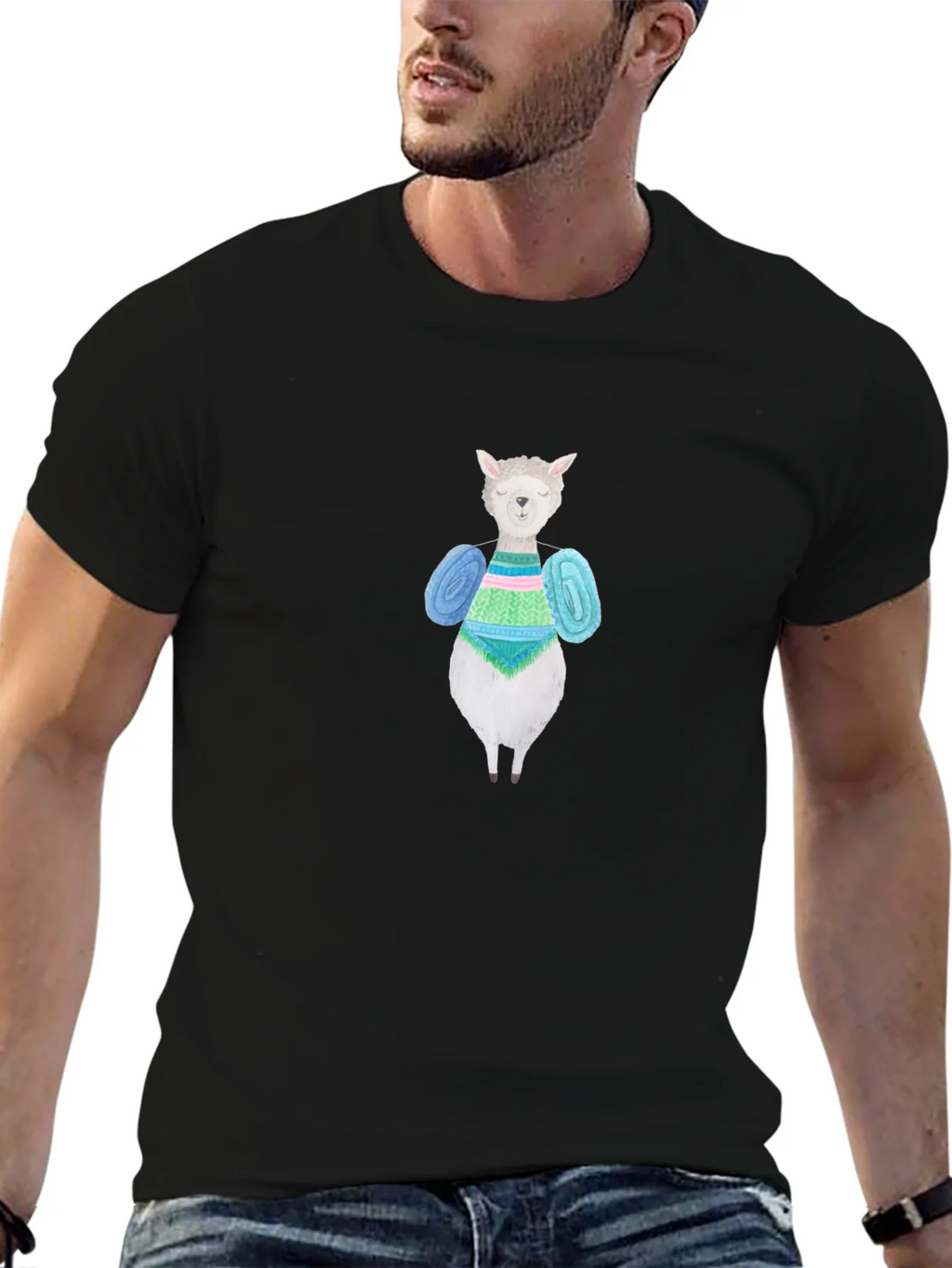 Knitting Alpaca T-Shirt - Unique Design product image 9