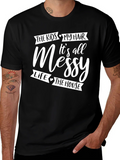 Messy Hair Life Graphic T-Shirt product image 1