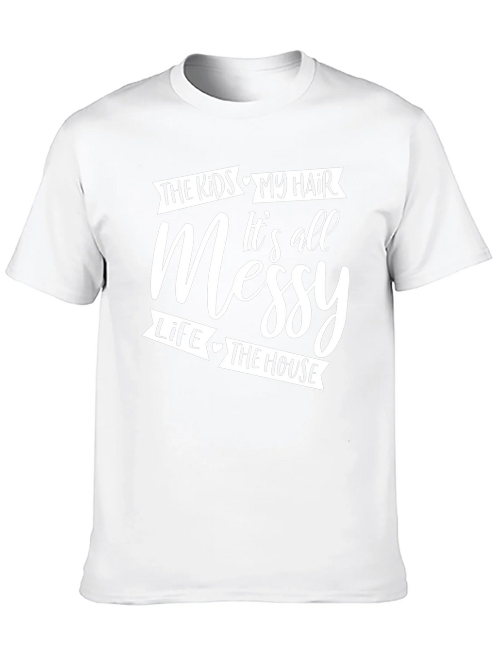 Messy Hair Life Graphic T-Shirt product image 12