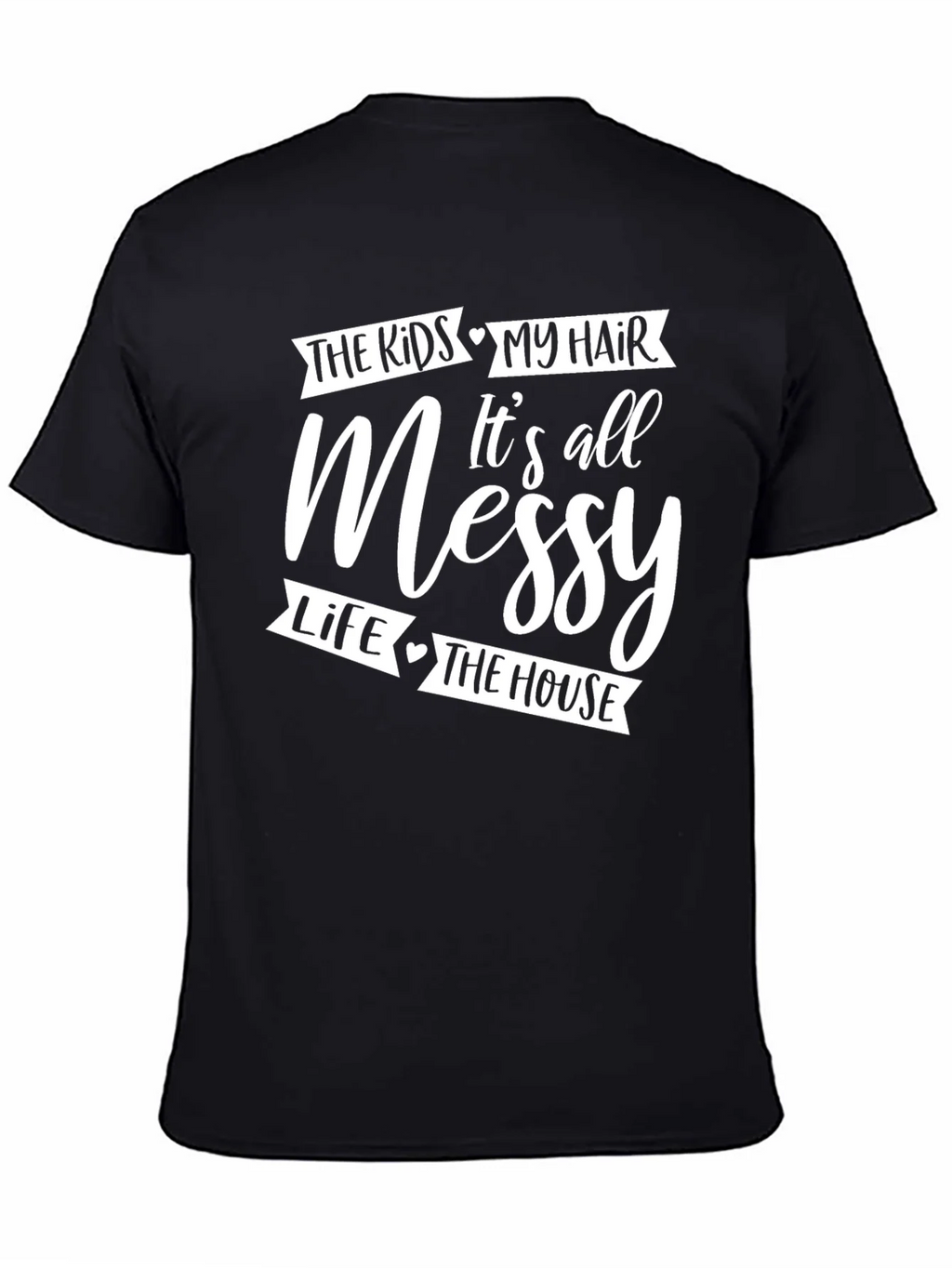 Messy Hair Life Graphic T-Shirt product image 7