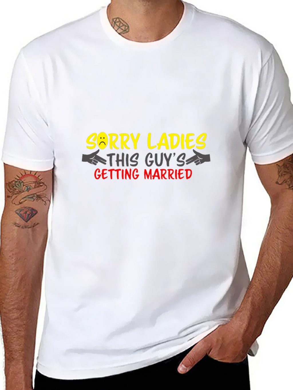Funny Groom T-Shirt - Sorry Ladies Getting Married product image 10