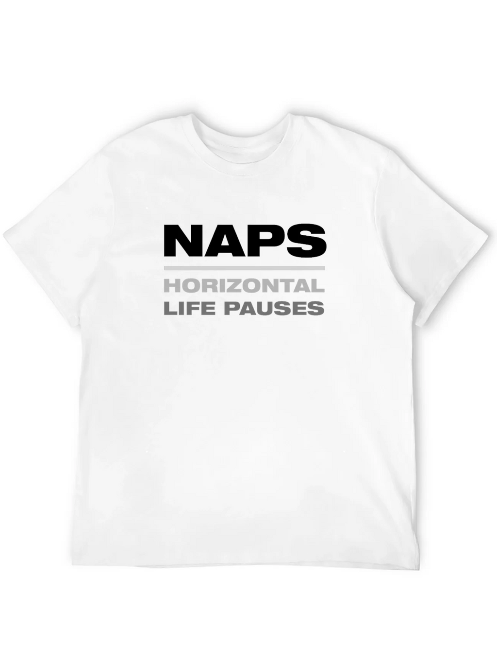 Naps Horizontal Life Pauses Graphic Tee product image 3