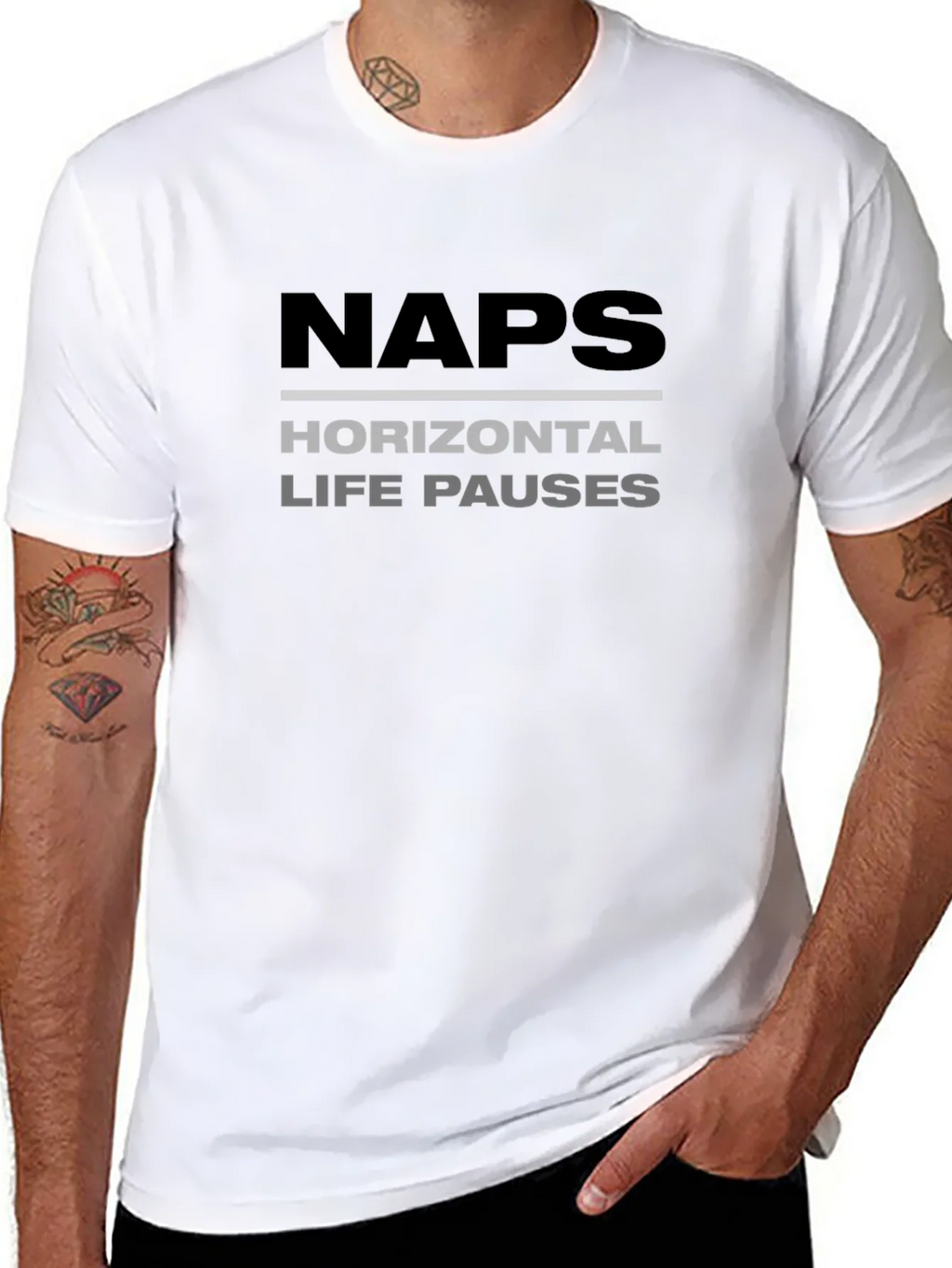Naps Horizontal Life Pauses Graphic Tee product image 10