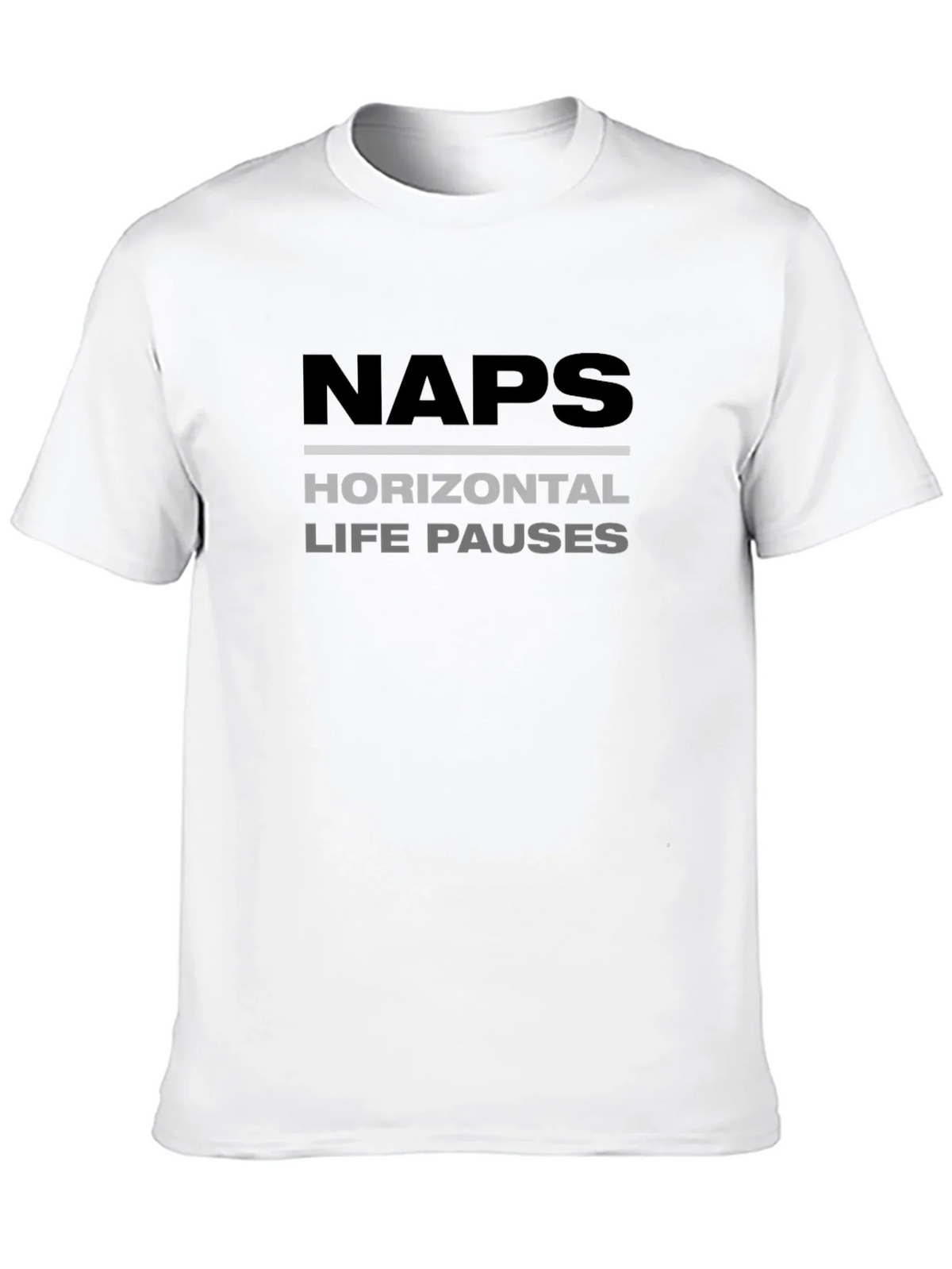 Naps Horizontal Life Pauses Graphic Tee product image 12