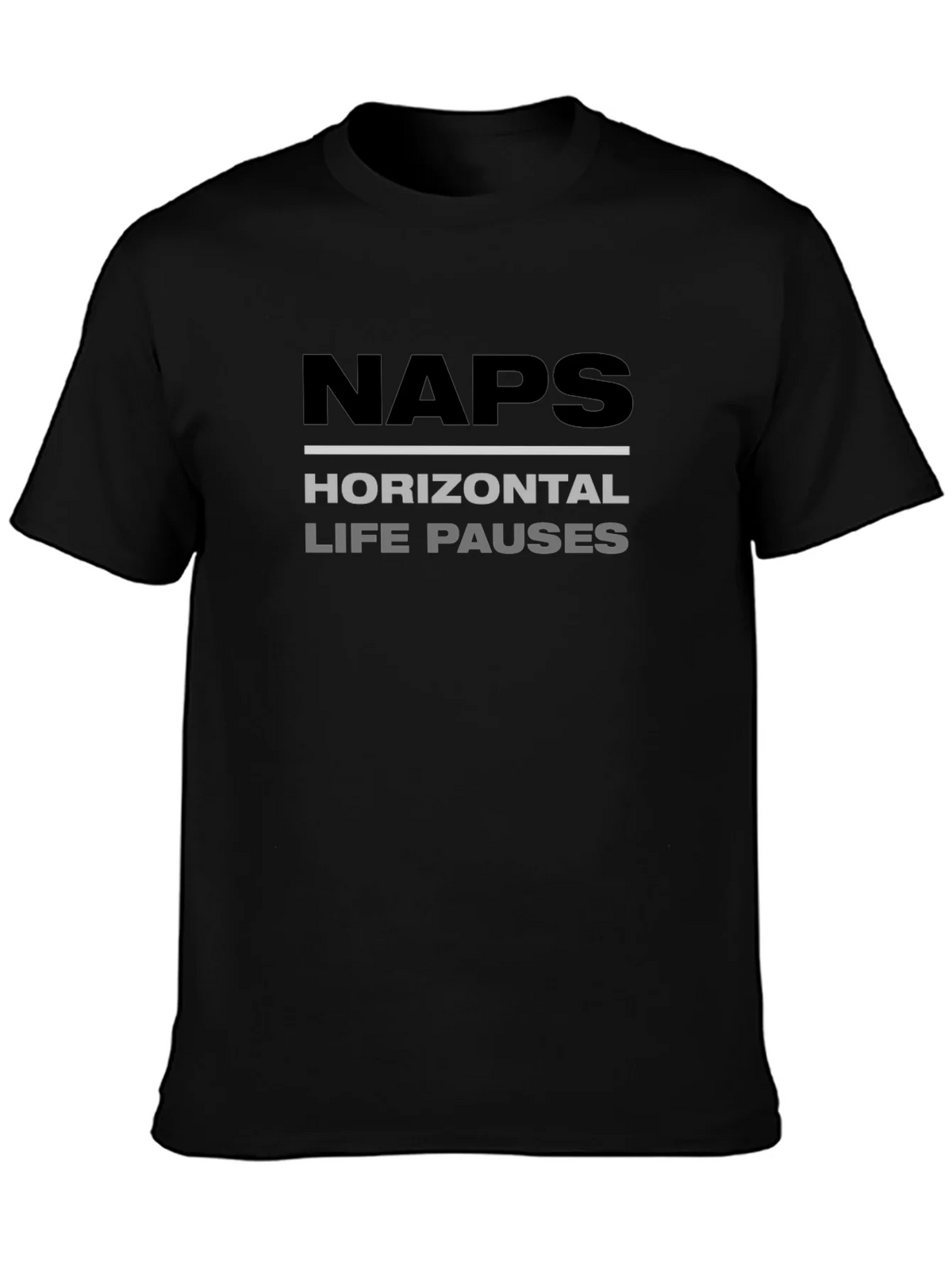 Naps Horizontal Life Pauses Graphic Tee product image 6