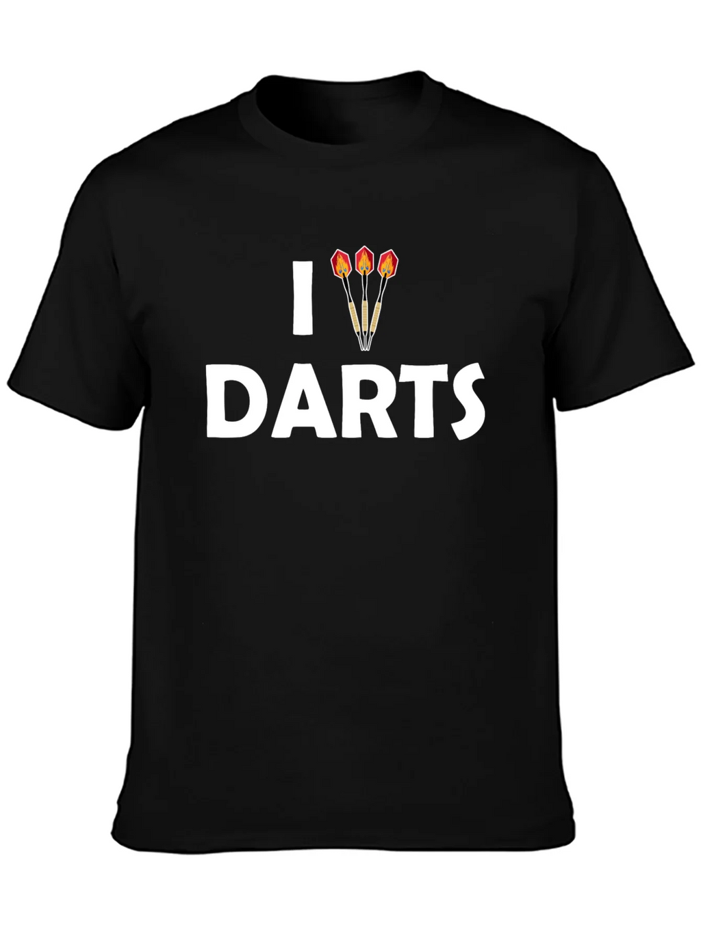 I Dart Darts T-Shirt - Casual Black Tee product image 6