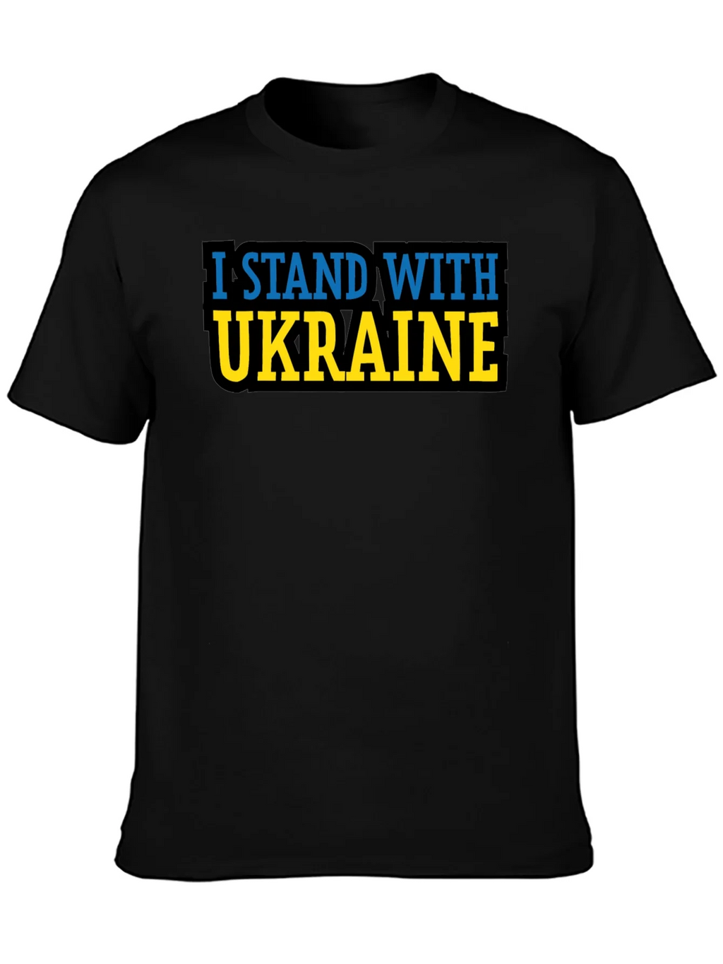 I Stand With Ukraine T-Shirt - Black product image 6