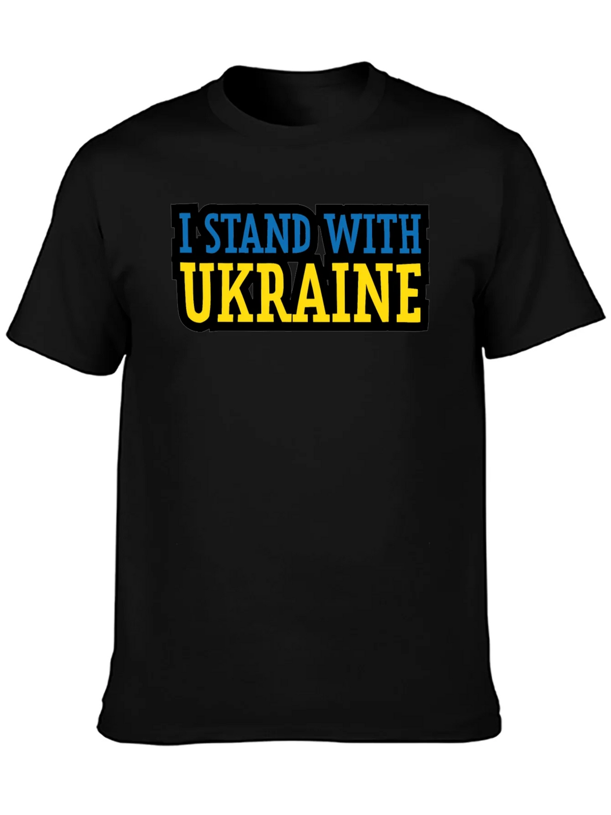 I Stand With Ukraine T-Shirt - Black product image 6