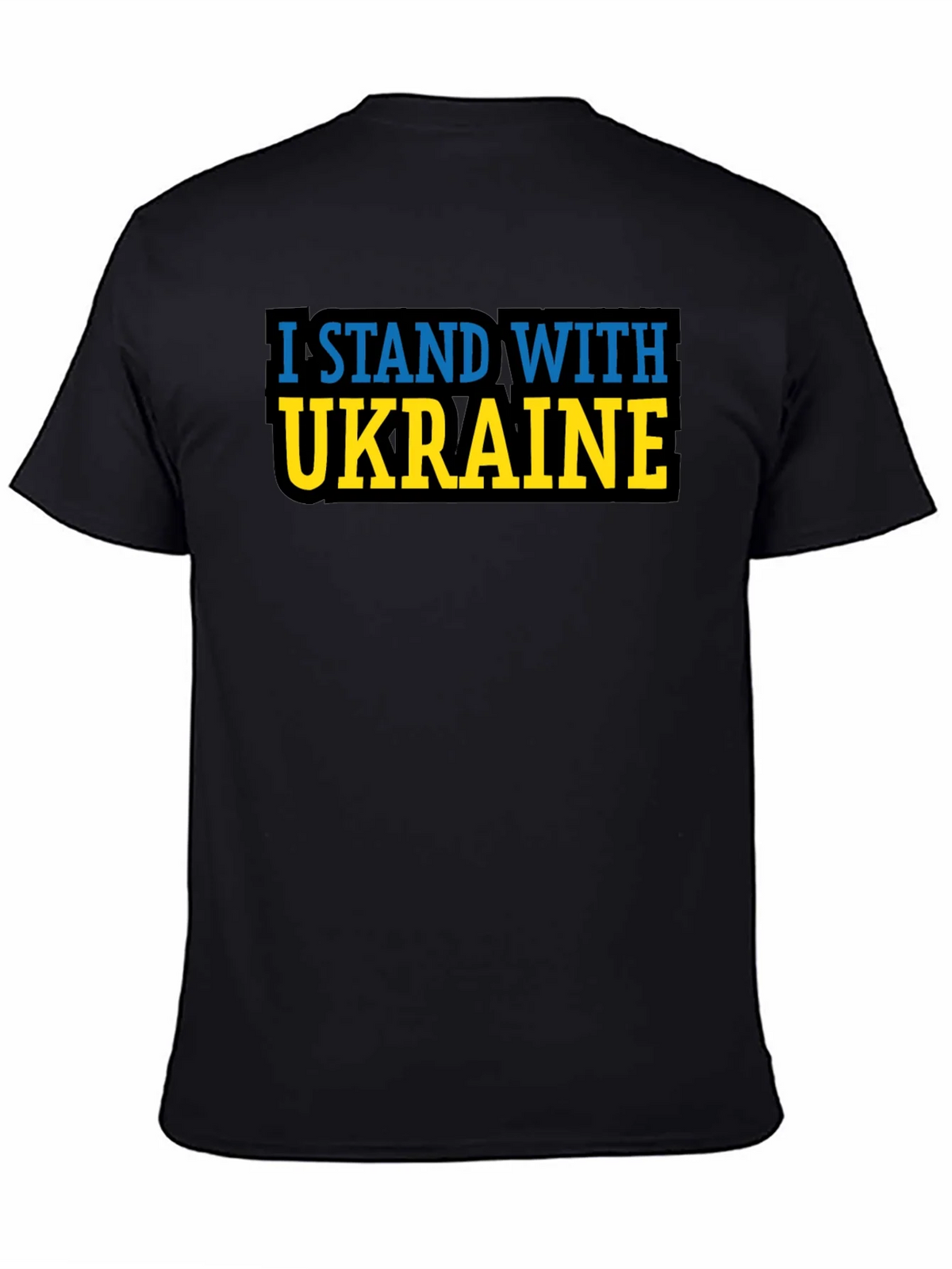 I Stand With Ukraine T-Shirt - Black product image 7