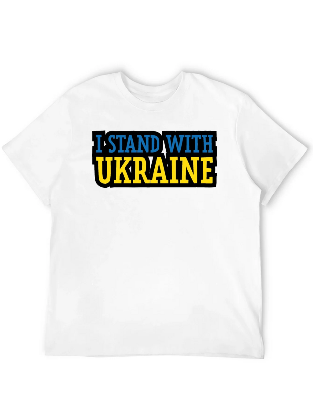 I Stand With Ukraine T-Shirt - Black product image 3