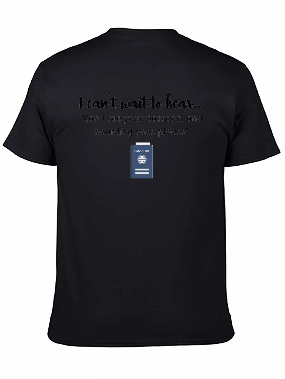 Travel Humor Passport T-Shirt product image 7