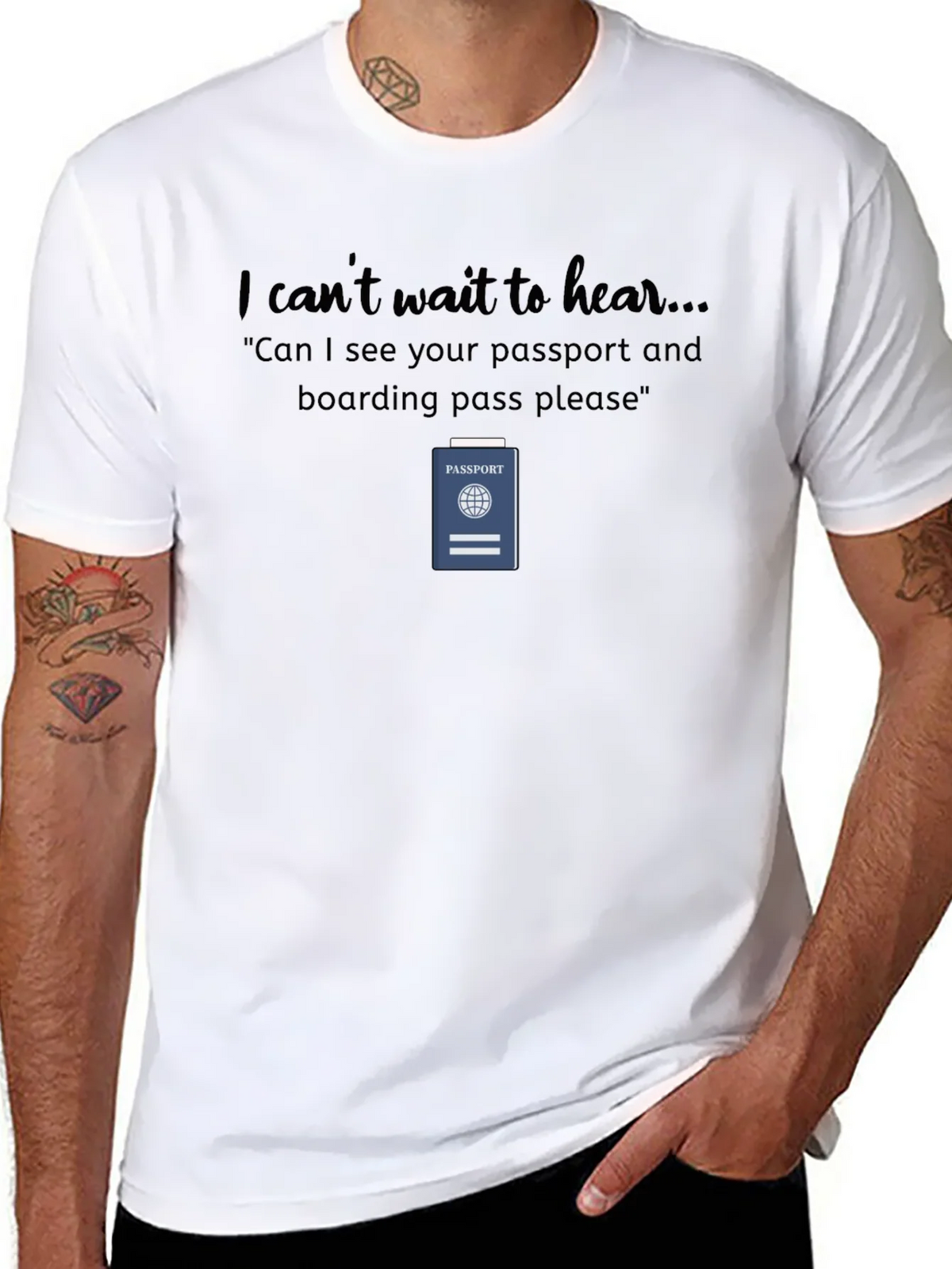 Travel Humor Passport T-Shirt product image 10