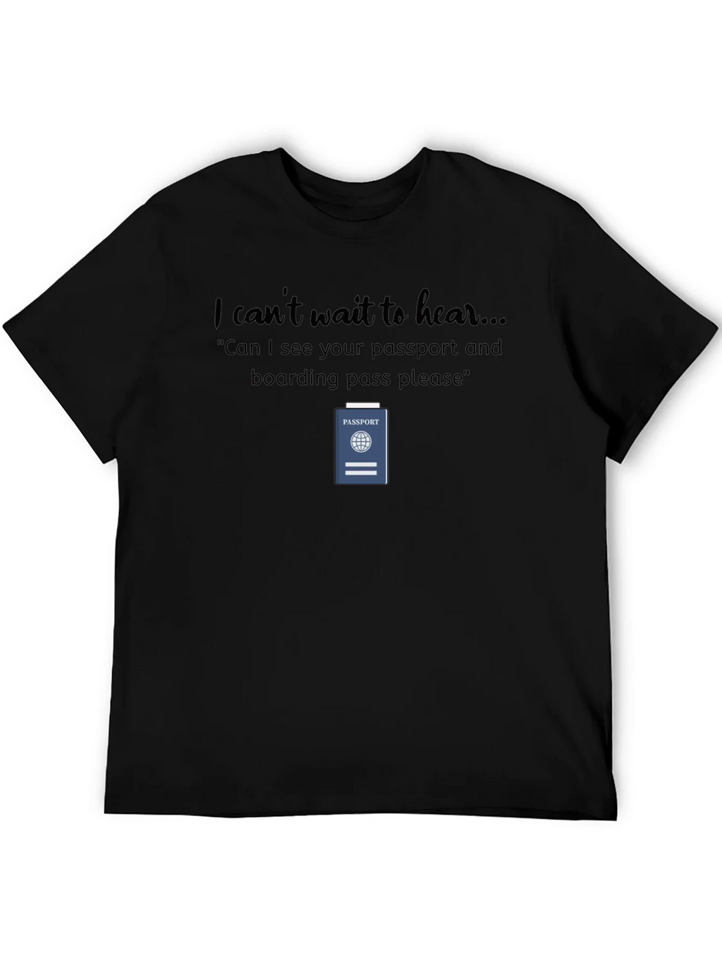 Travel Humor Passport T-Shirt product image 8