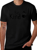Be Kind Snowman Graphic Tee - Soft Cotton Blend product image 1