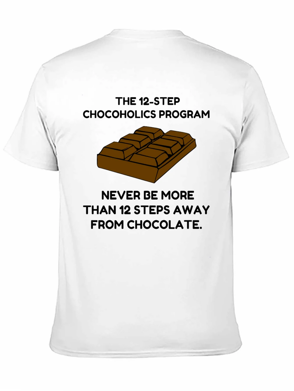 Chocoholics 12-Step Program T-Shirt product image 2