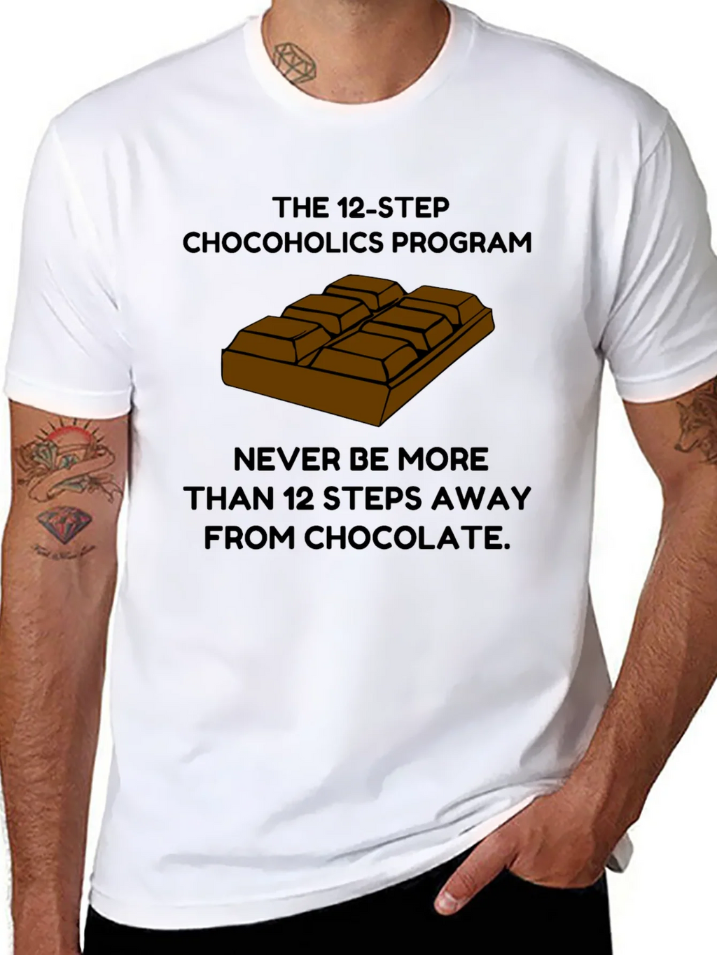 Chocoholics 12-Step Program T-Shirt product image 10