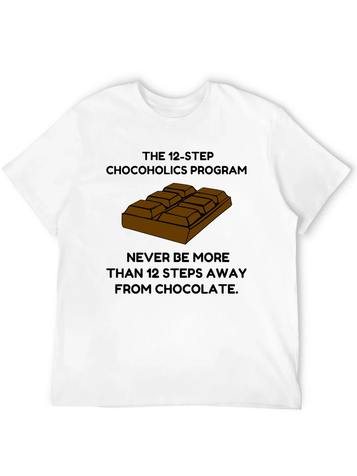 Chocoholics 12-Step Program T-Shirt product image 3