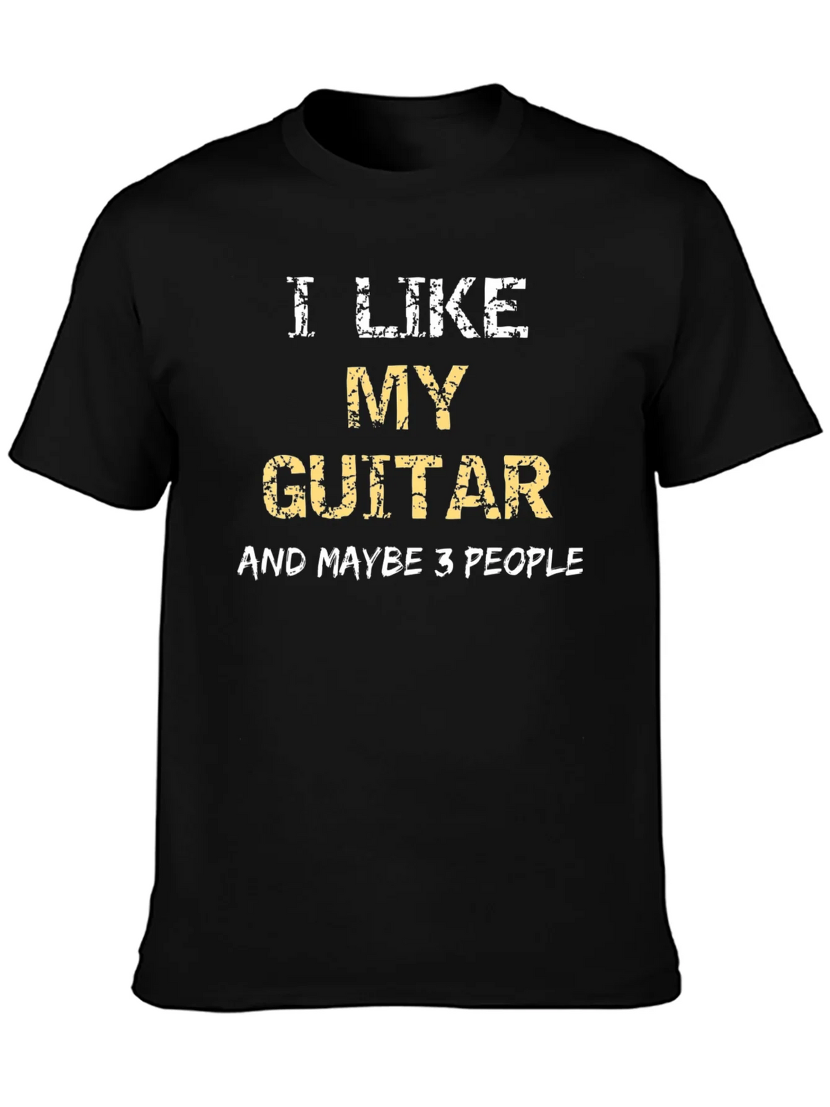 I Like My Guitar T-Shirt - Musician Humor Tee product image 6