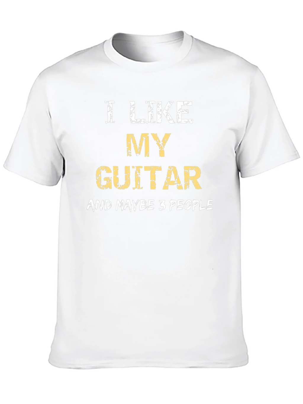I Like My Guitar T-Shirt - Musician Humor Tee product image 12