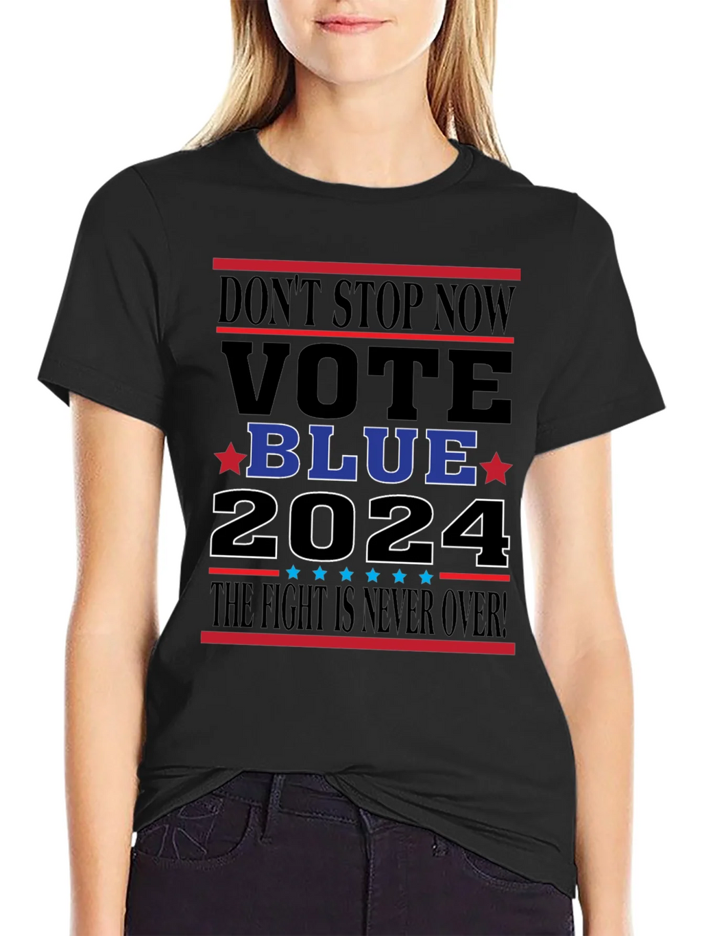 Vote Blue 2024 Graphic Tee product image 5