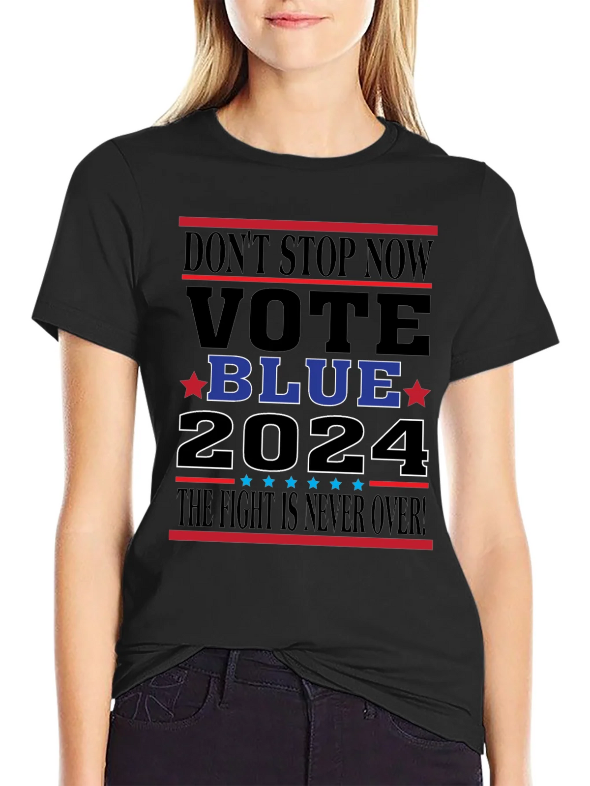 Vote Blue 2024 Graphic Tee product image 5