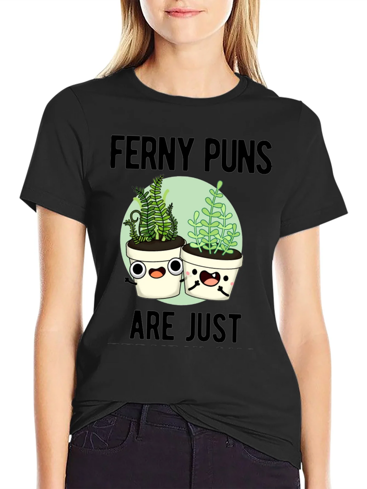 Ferny Puns T-Shirt - Funny Plant Humor Tee product image 5
