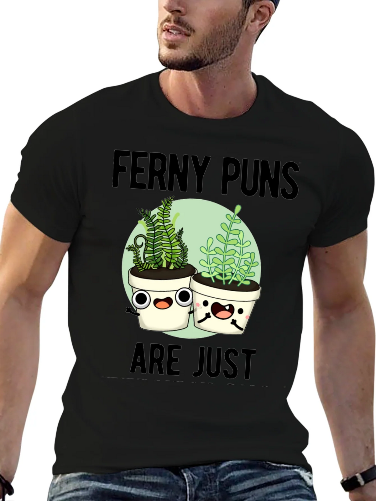 Ferny Puns T-Shirt - Funny Plant Humor Tee product image 9