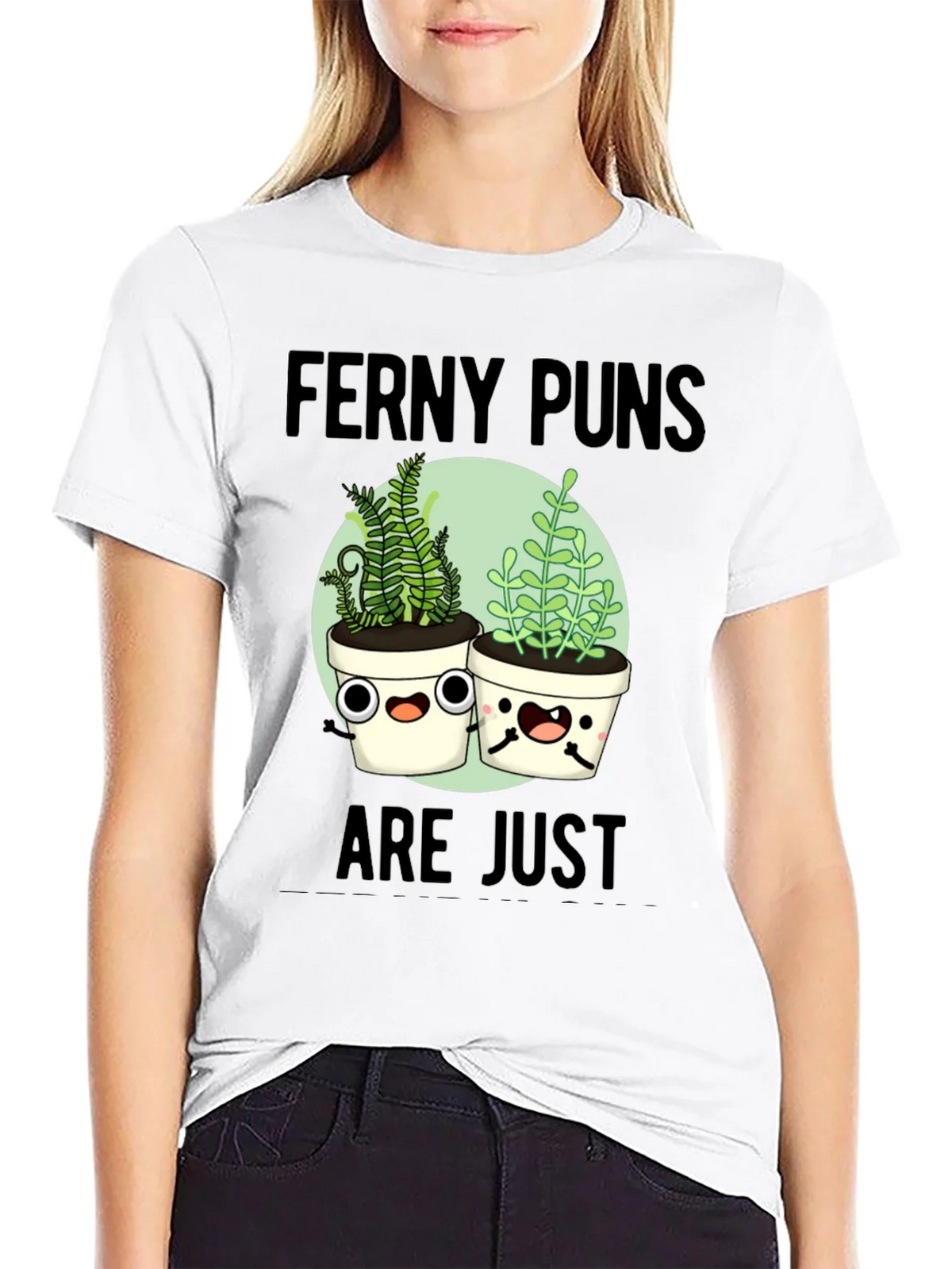 Ferny Puns T-Shirt - Funny Plant Humor Tee product image 11