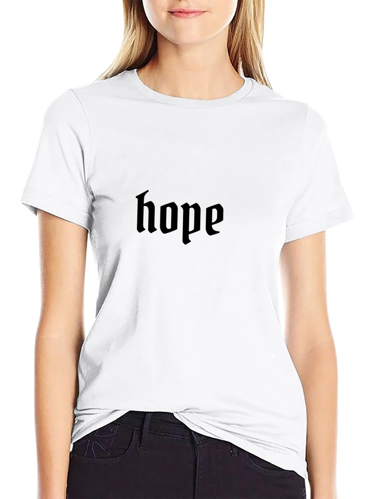 Hope Gothic T-Shirt - Premium Black Cotton Tee product image 11