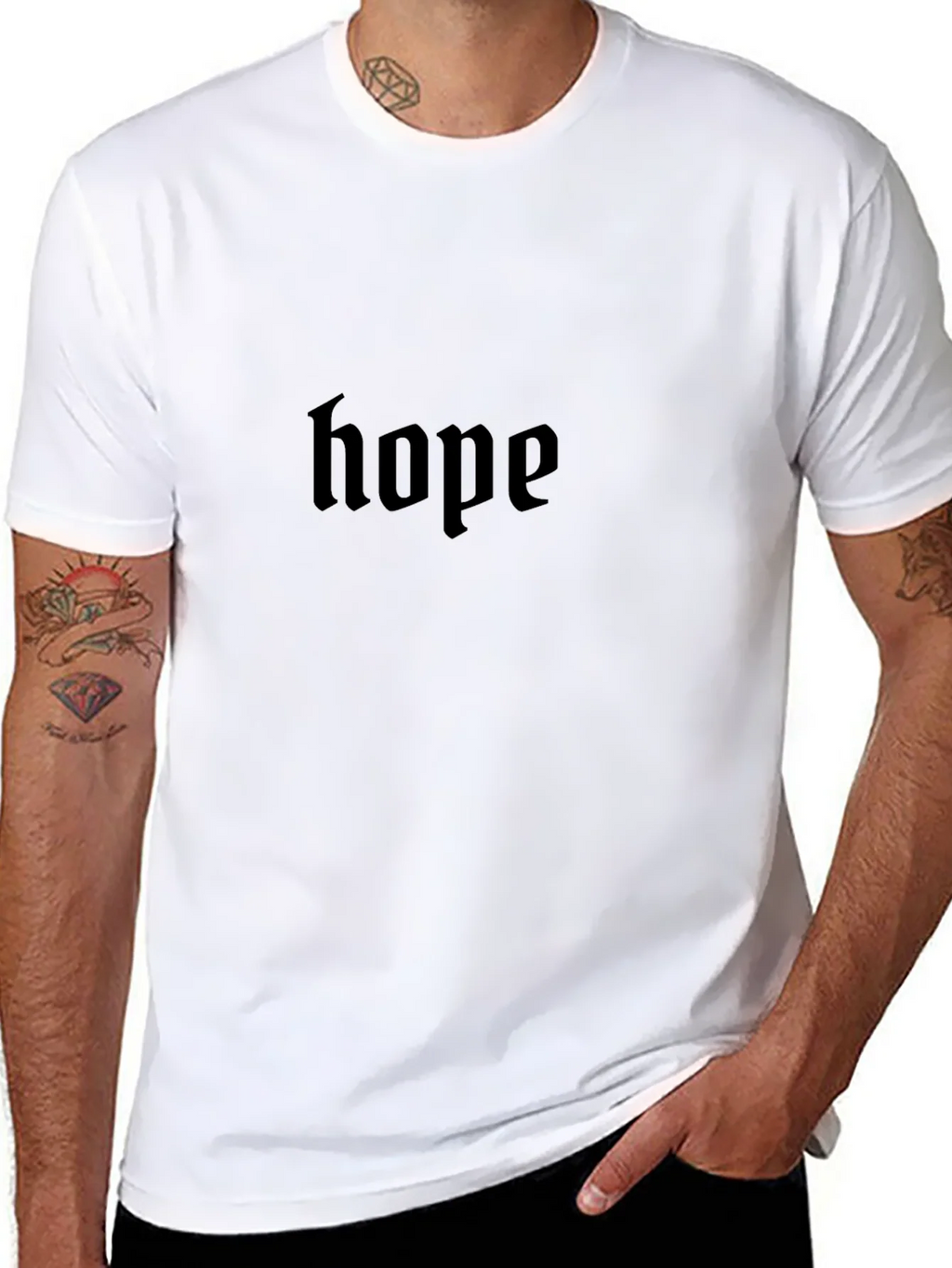Hope Gothic T-Shirt - Premium Black Cotton Tee product image 10