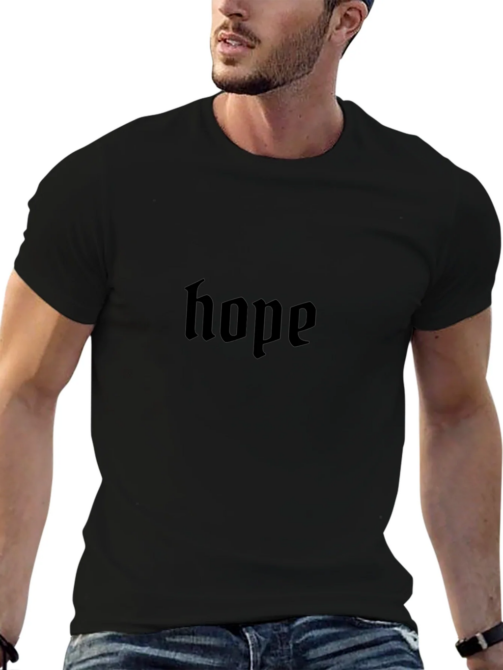 Hope Gothic T-Shirt - Premium Black Cotton Tee product image 9