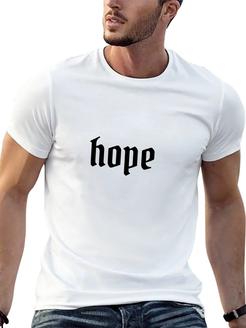 Hope Gothic T-Shirt - Premium Black Cotton Tee product image 4