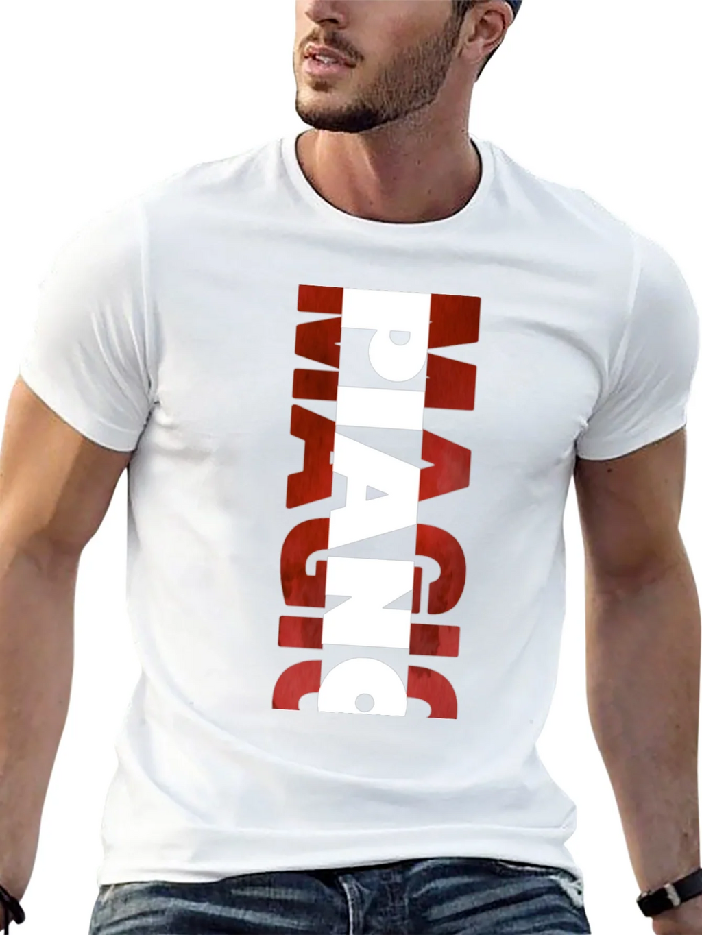 Magic Piano Mens Black Graphic T-Shirt product image 4