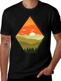 Mountain Sunset Graphic Tee product image 1